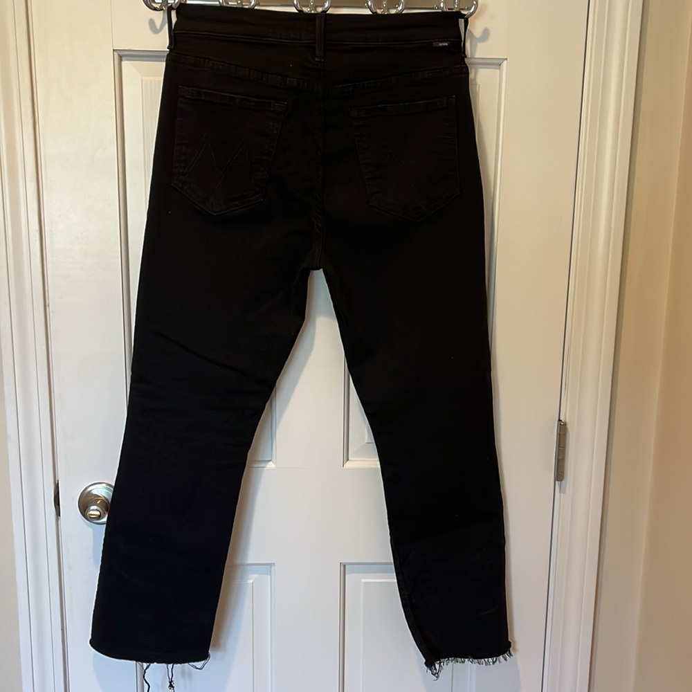 MOTHER Insider Crop Step Fray Jeans - Picture 2 of 4